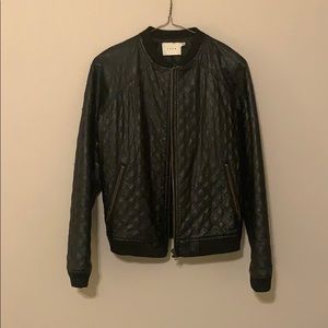 FAUX LEATHER JACKET